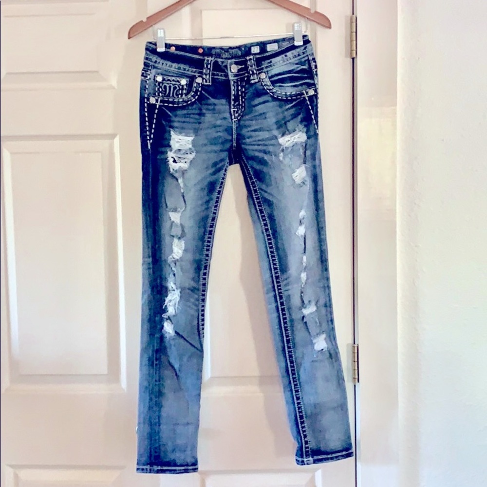 Miss Me Skinny ankle Jeans.